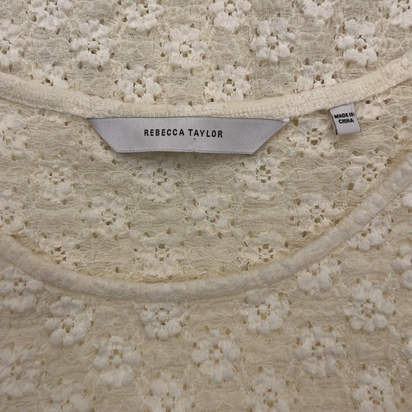 EUC soft yellow lace sweater from Rebecca Taylor - Picture 10 of 12